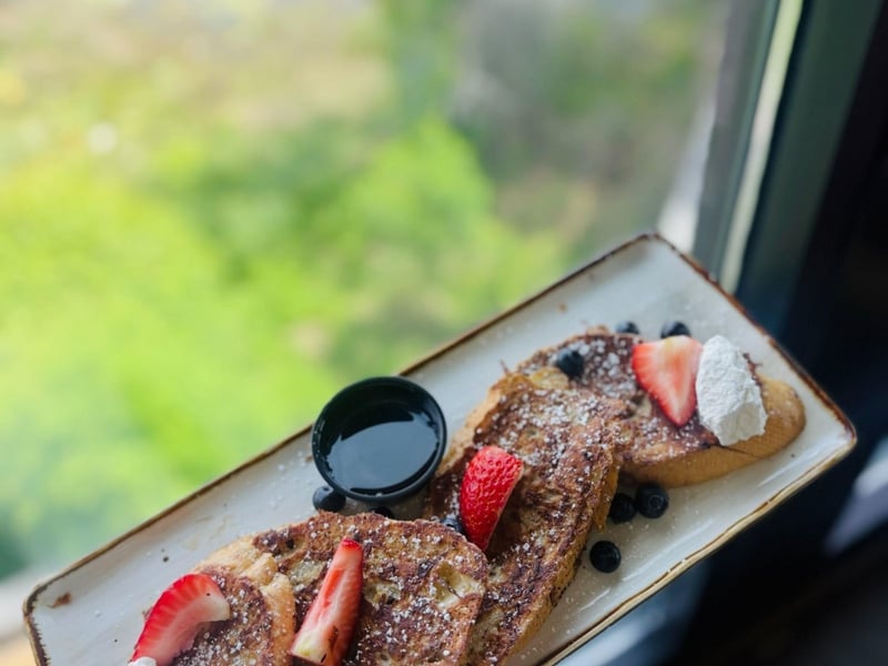 French toast at Stinkys Fish Camp