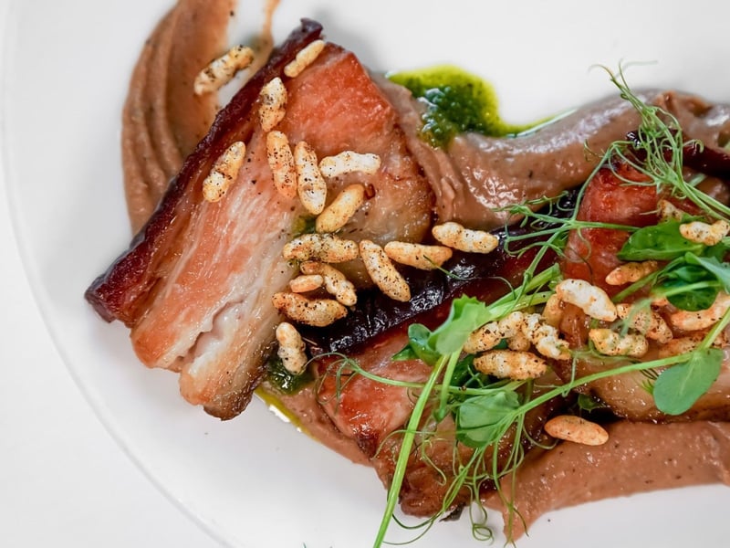 Crispy Pork Belly from Surfing Deer