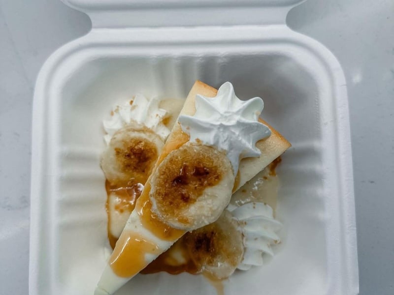 Banana pudding cheesecake from the Surfing Deer in Santa Rosa Beach, Florida