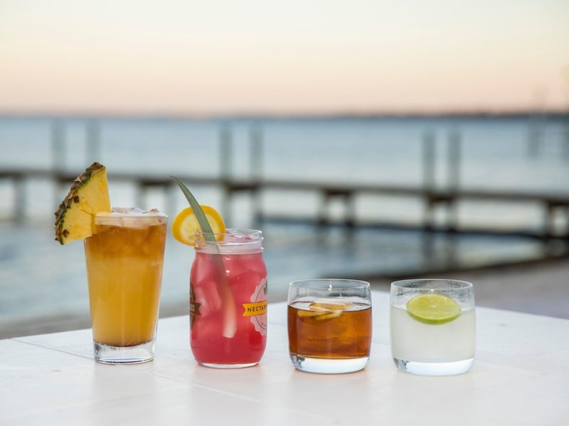 Cocktails from The Bay in on Highway 30A