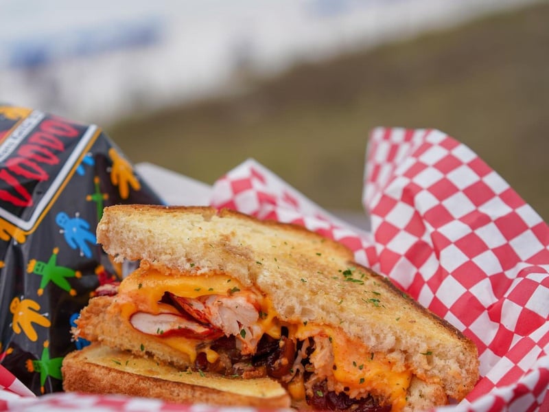 The Lobster Melt at the Shrimp Shack