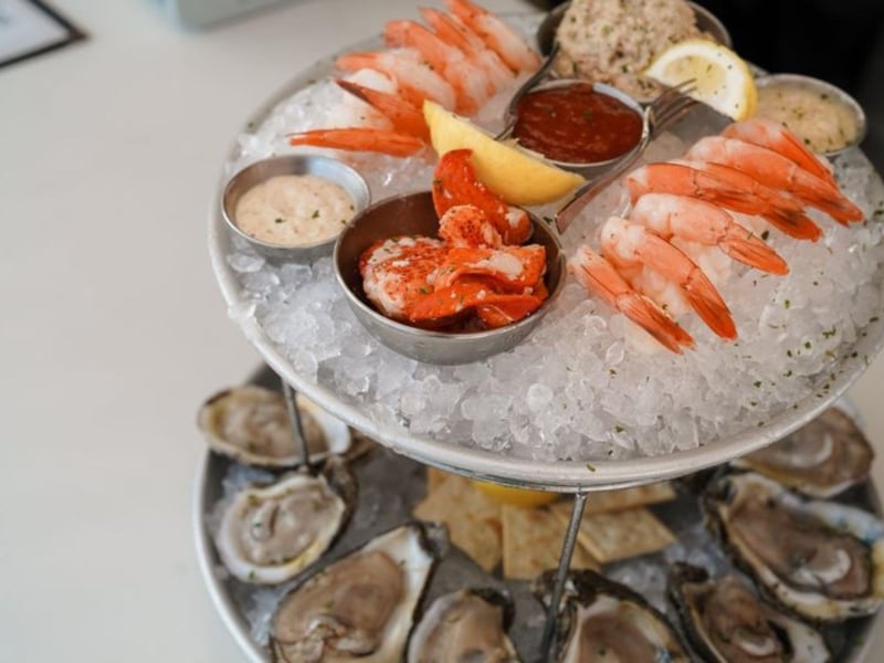 The Shrimp Shacks seafood tower