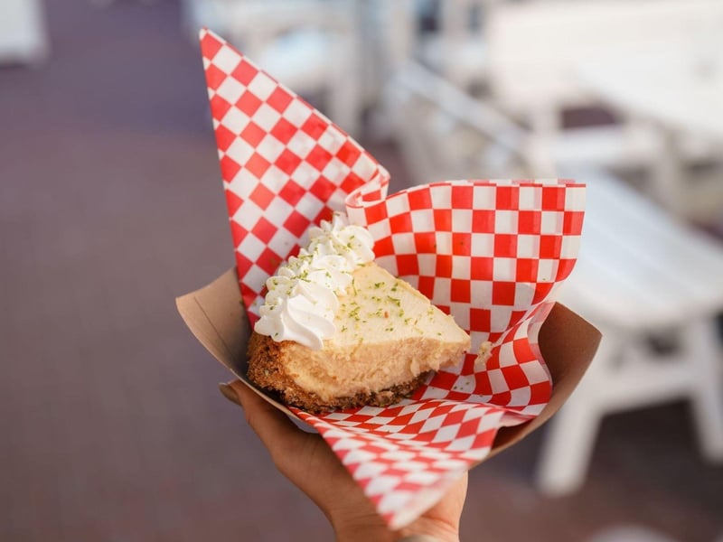 Fresh Key Lime Pie from the Shrimp Shack in Seaside, Florida