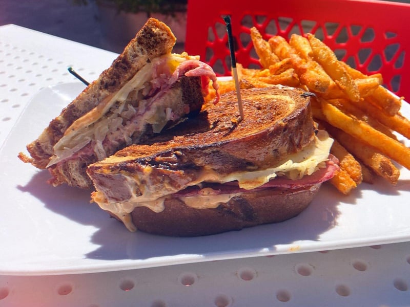 A Reuben from Summer Kitchen Cafe in Santa Rosa Beach, Florida