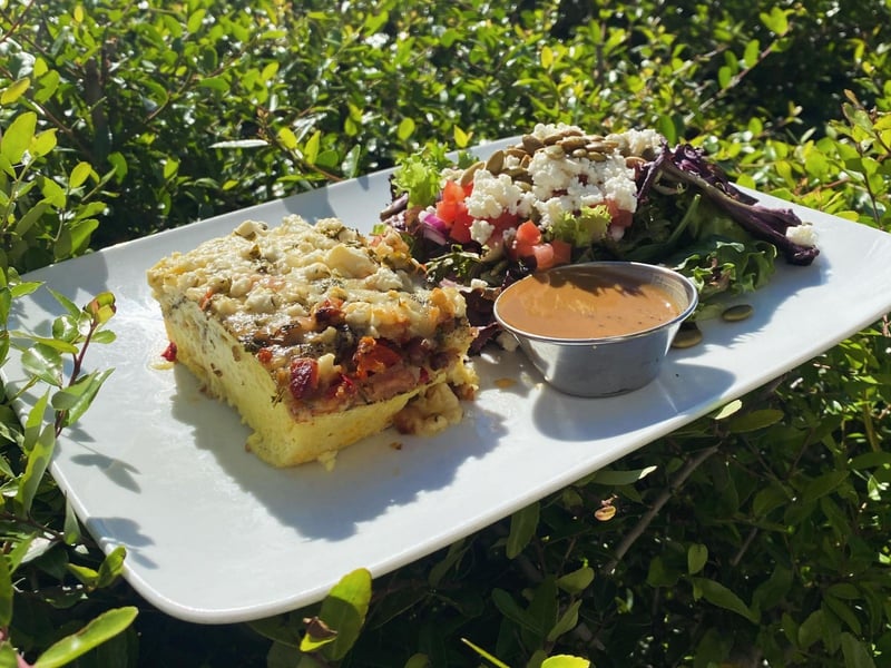 A frittata at Summer Kitchen Cafe on Highway 30A