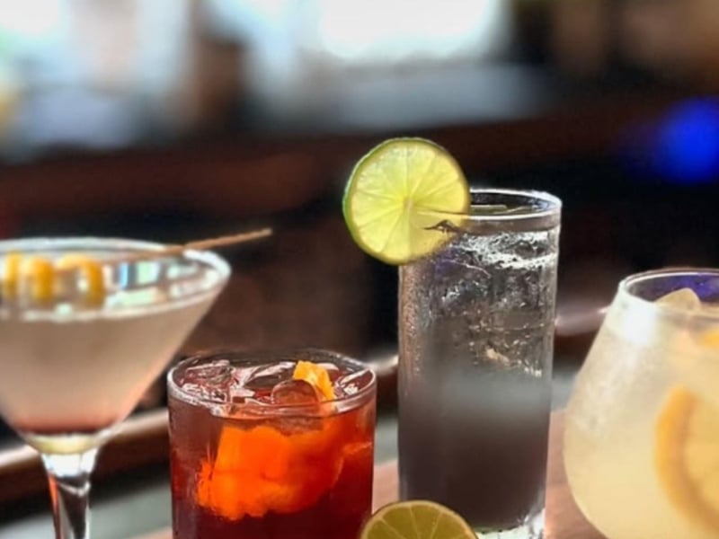 Freshly crafted cocktail at Trattoria Borago off Highway 30A