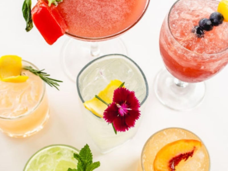 Cocktails from the Vue on 30A in Santa Rosa Beach, Florida