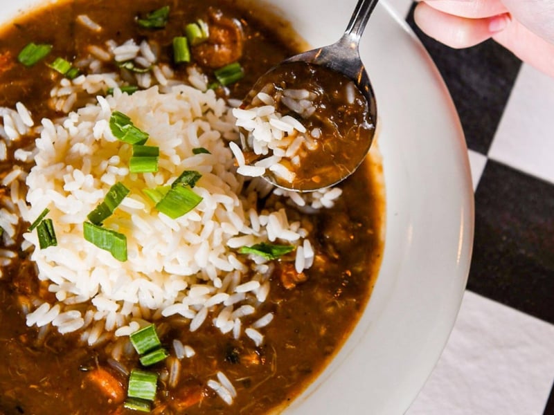 Fresh gumbo from Acme