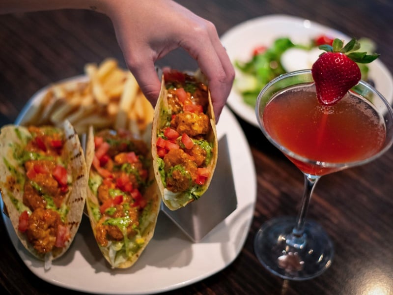 The Bang Bang shrimp tacos