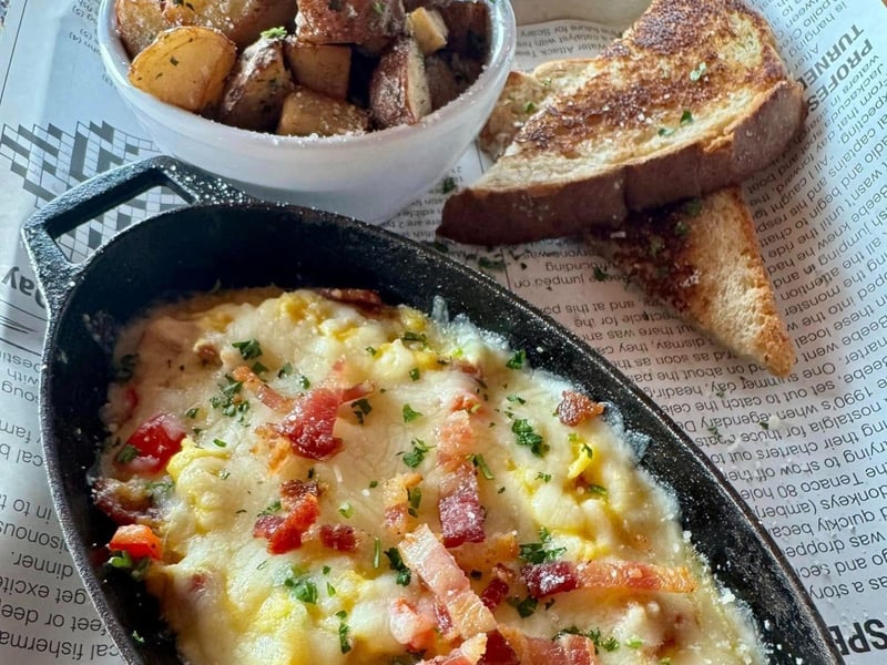 The Western Frittata from Brotulas Seafood House and Steamer