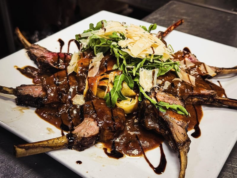 Rack of Lamb with Marsala sauce