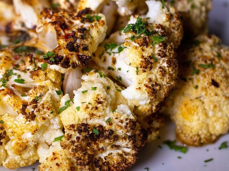 Cauliflower steak at Flemings in Dstin, Florida