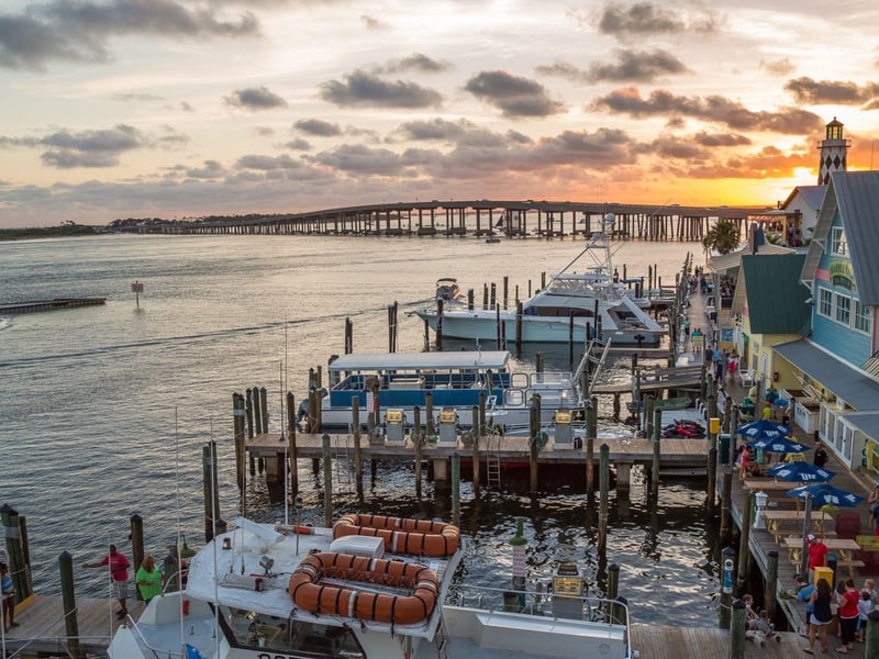 Harborwalk Marina in Destin, Florida