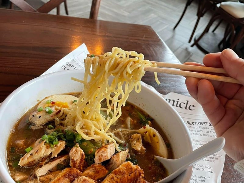 Housemade ramen at Jackacudas