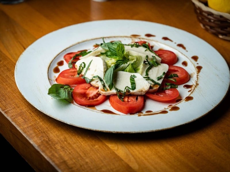 Caprese salad at La Famiglia