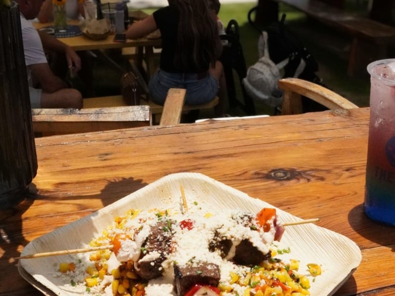 Steak skewers from The Gulf in Orange Beach, Alabama