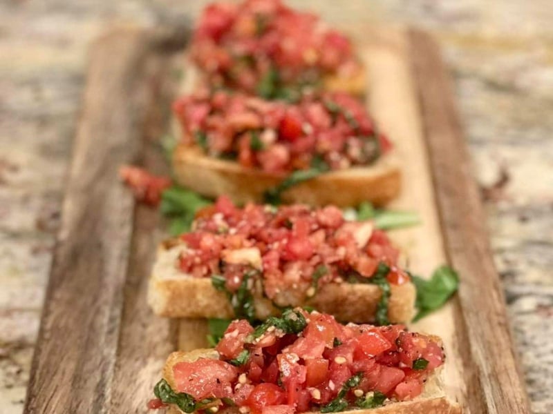 Bruschetta at Mimmos in Destin, Florida