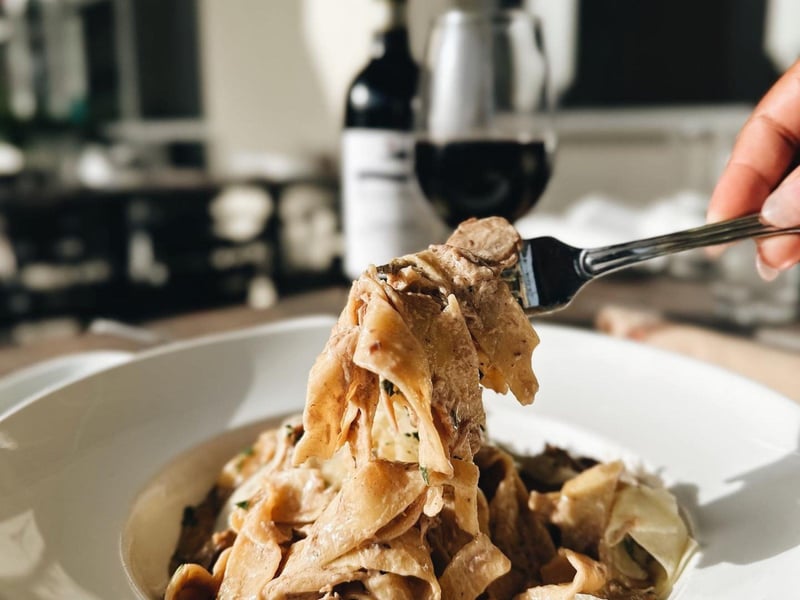 Papparadelle al porco