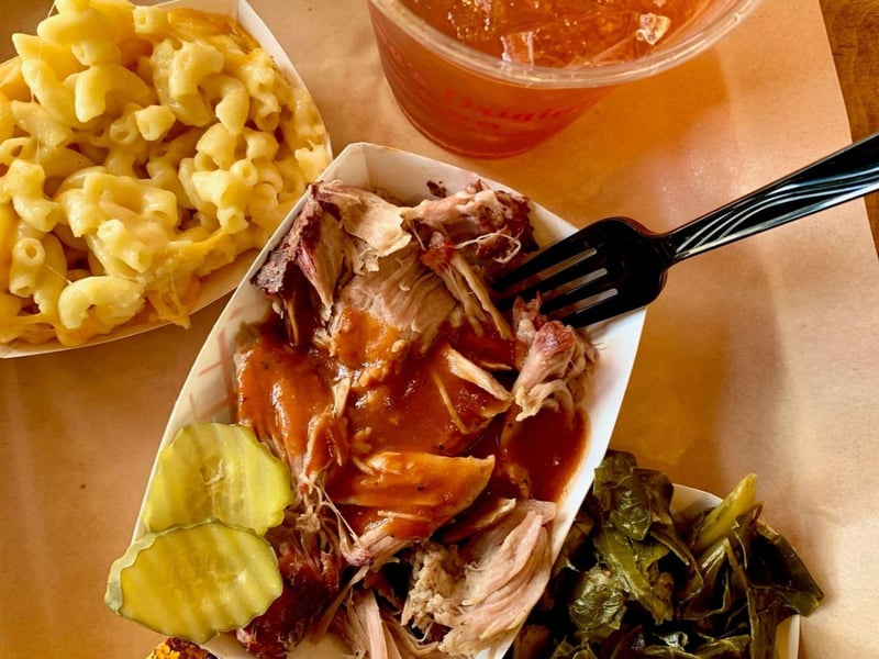 The pulled pork platter