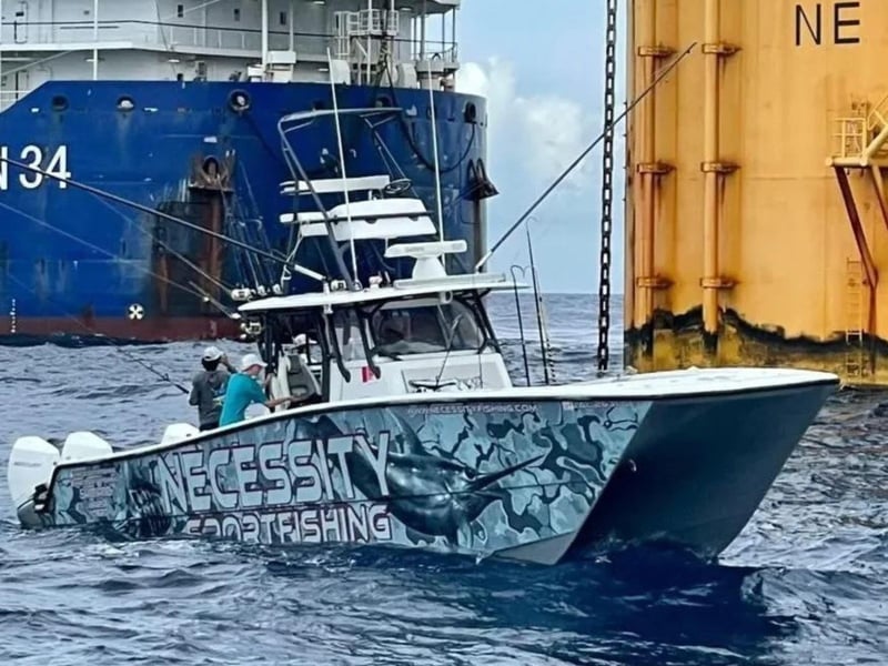 Necessity on the water off the coast of Orange Beach, Alabama