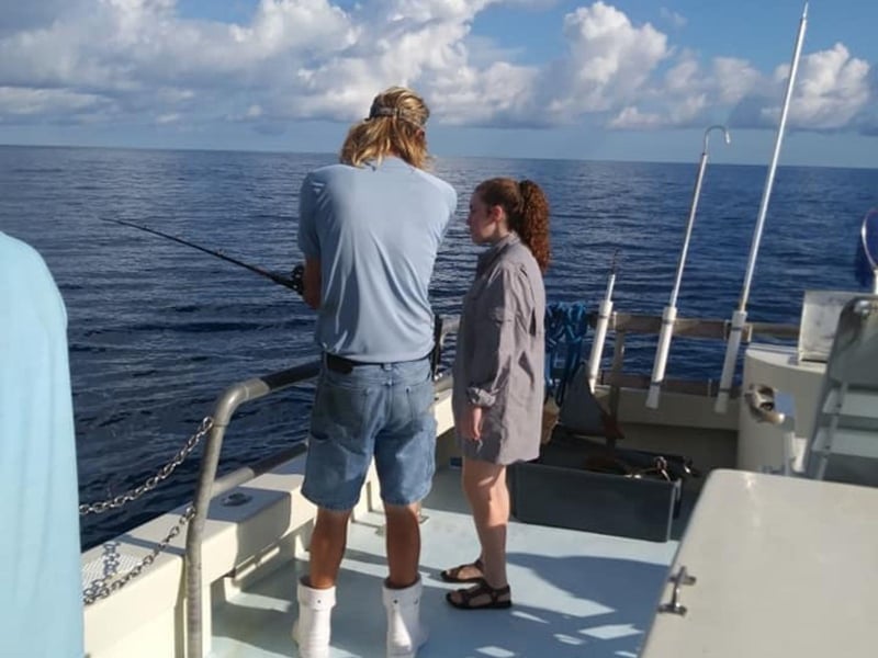 Anglers fishing with Boss Charters