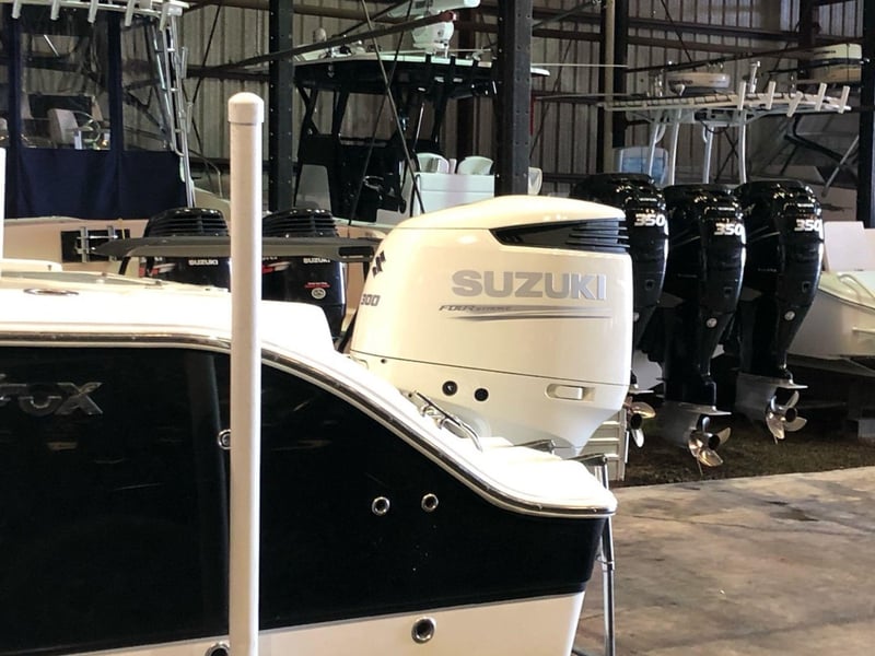 Indoor storage at Scipio Creek Marina