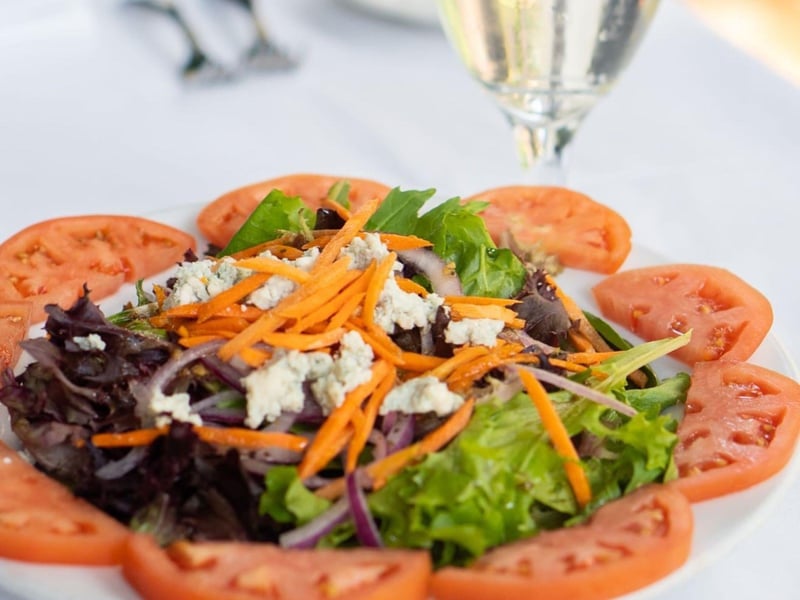 Ocean Club Restaurants mixed California greens salad