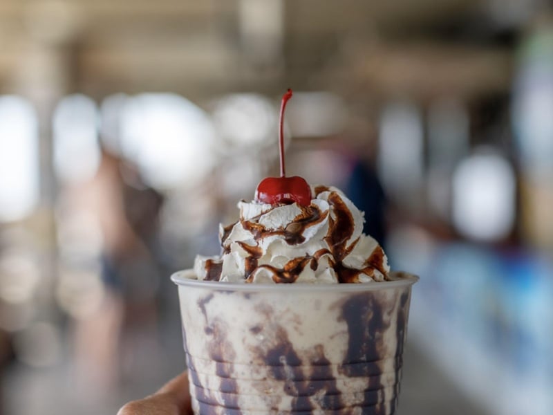 A mudslide at The Whales Tail in Destin, Florida