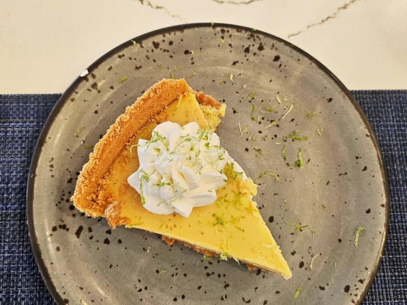 Key lime pie at Tommy Bahama in Destin, Florida