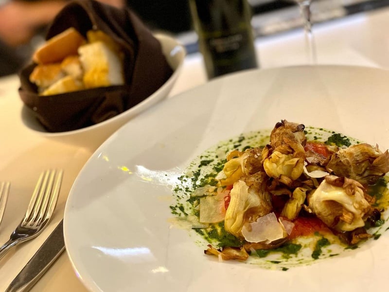 Crispy artichokes from V. Pauls in Pensacola, Florida