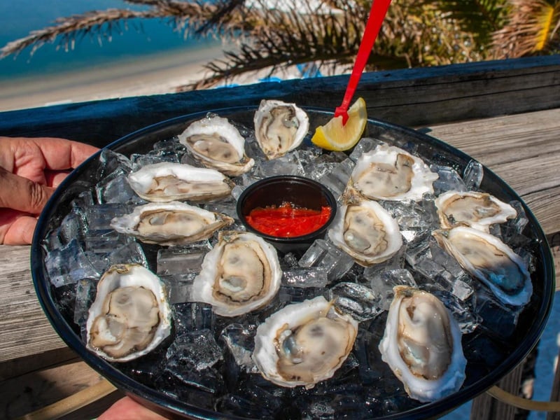 Oysters at The FloraBama Ole River Grill