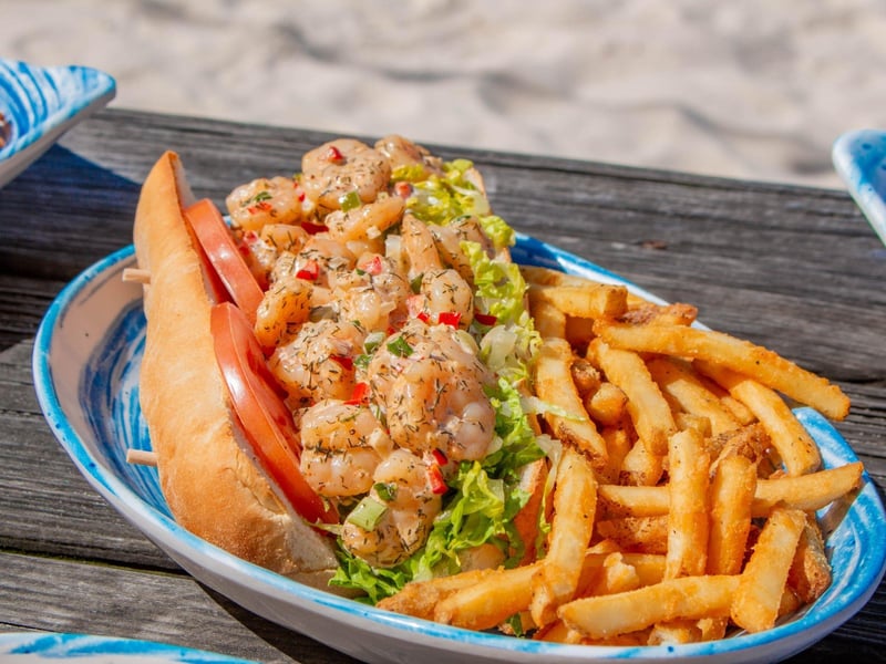 The Beachside Shrimp Sandwich