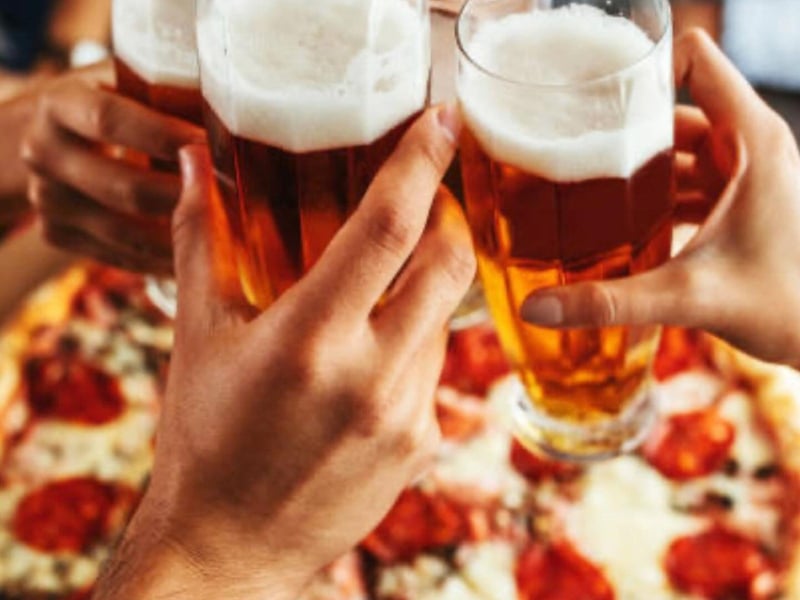 Beer at Lillians Pizza in Perdido Key, Florida