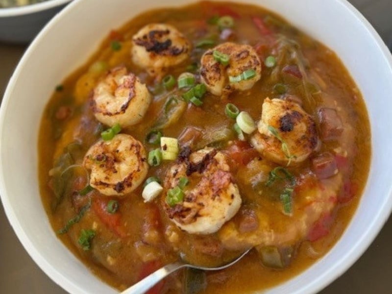 Gouda Shrimp n  Grits