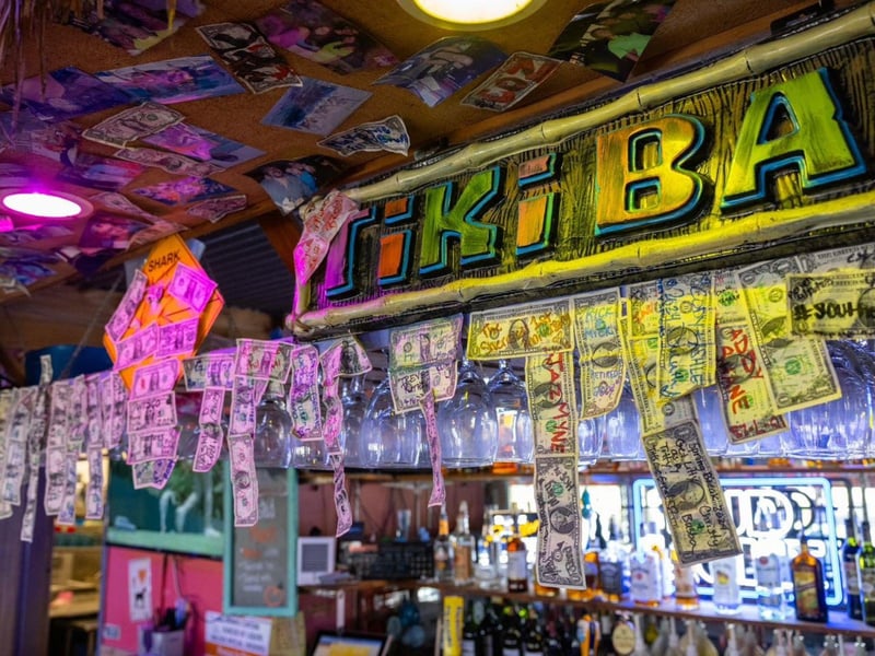 The bar at Gulf Island Grill  in Gulf Shores, Alabama