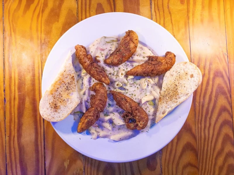 The blackened chicken pasta