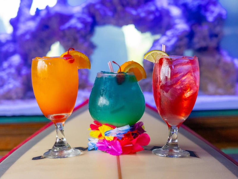 Fun cocktails at Gulf Island Grill in Gulf Shores, Alabama