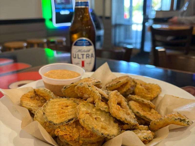 Fried pickles at Hooters