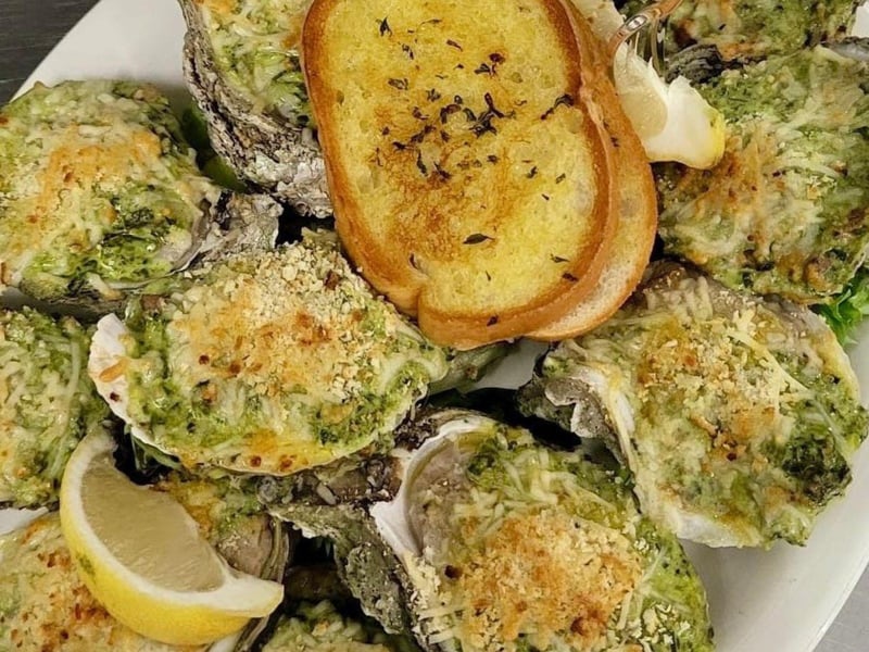 Oysters at King Neptunes in Gulf Shores, Alabama