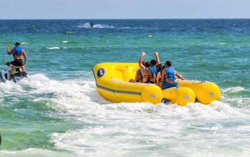 Banana boat ride excursion in Gulf Shores, Alabama