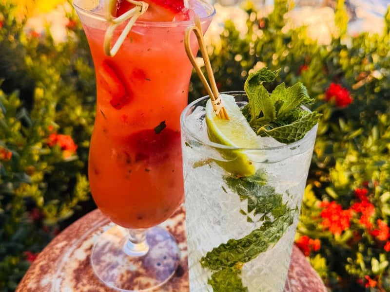 Mojitos at the Porch Restaurant