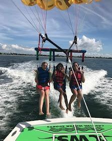 Enjoy panoramic coastal views while flying high above the Gulf of Mexico.