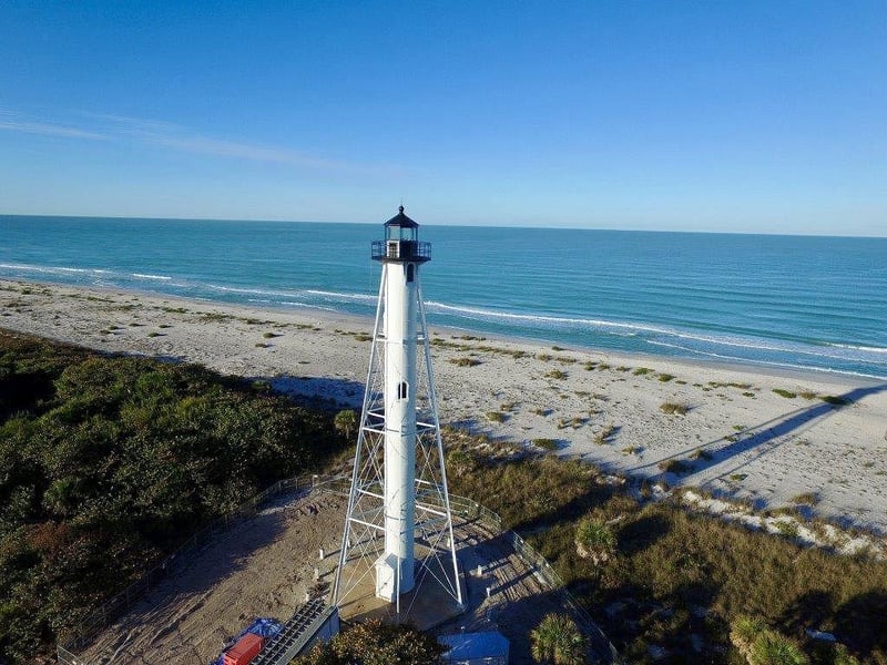 Boca Grande Lighthouse overlooking the beach