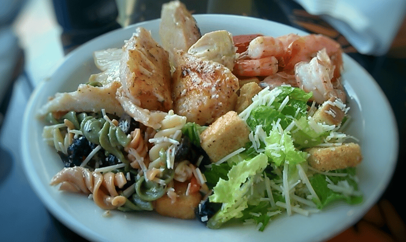 Delicious islandinspired meals onboard