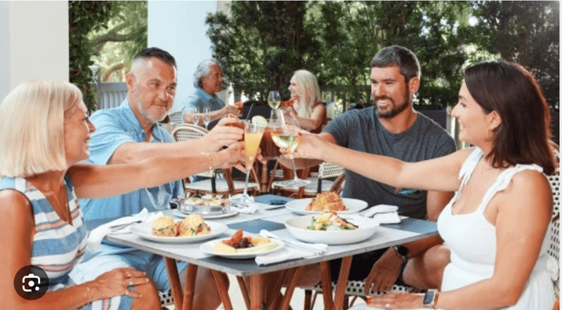 Elevated brunch experience with coastal favorites and Southern classics