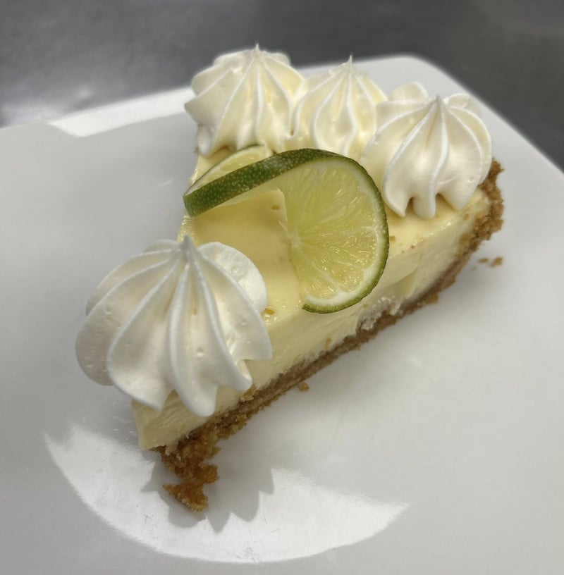 Homemade Key Lime Pie at Louisiana Lagniappe in Orange Beach, AL