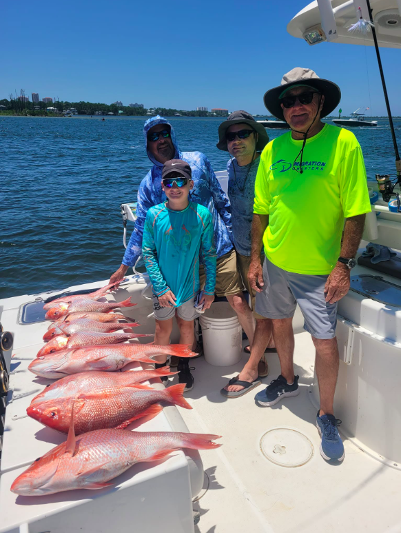 Family friendly fishing trips with Emerald “C” Fishing Charters.