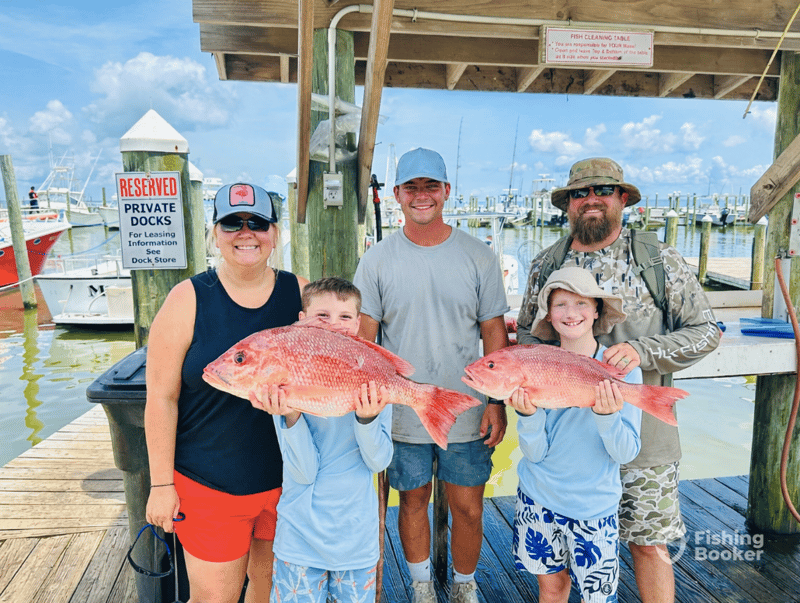 Book a family fishing trip with Blues Charters