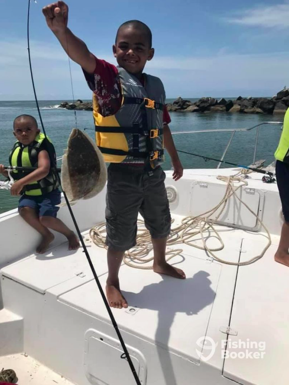Anglers of all skill levels are welcome with Captain Maxwell