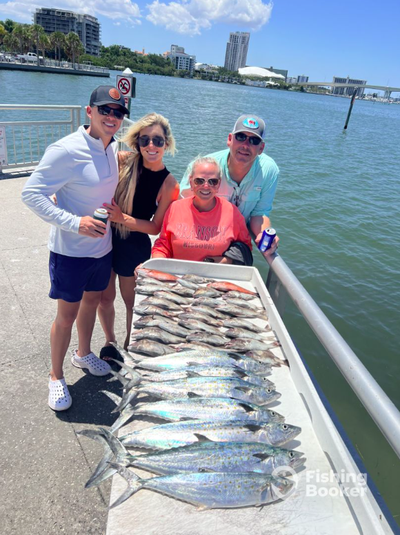 Captain Georges vessel can accommodate you and three other anglers.